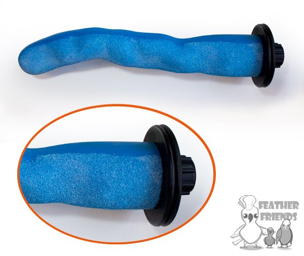 画像5: 【ヨコ網ケージ用】爪とぎパーチ(止まり木)◆ネイルマジック◆超軽量！脚の皮膚を傷つけない！ (5)